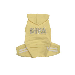 СКИДКА***Спортивный костюм "DIVA" / жёлтый PAM-PT 009